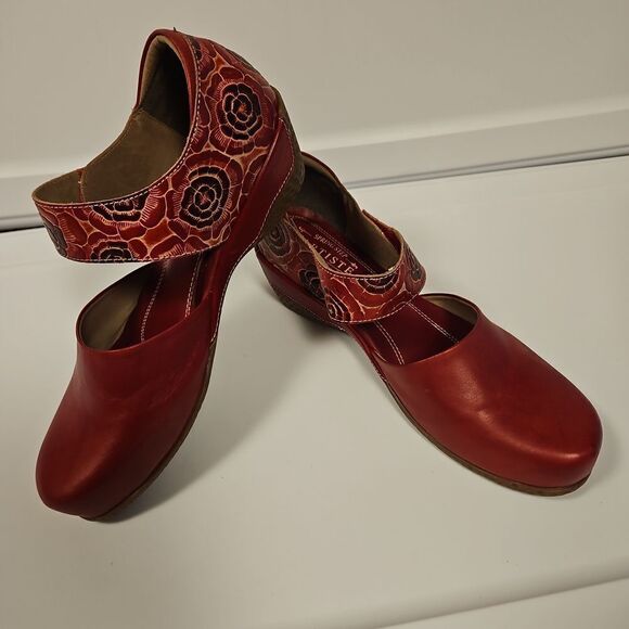 L' Artiste Spring Step Leather Like New sz 10.5/ 11 - Picture 12 of 13